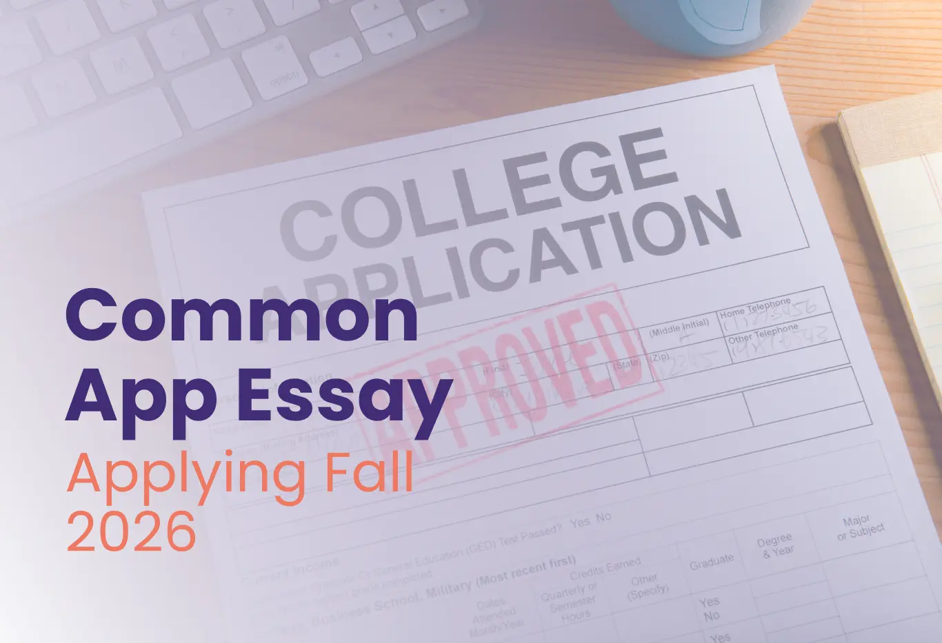 Common App Essay (Premium 1-1)