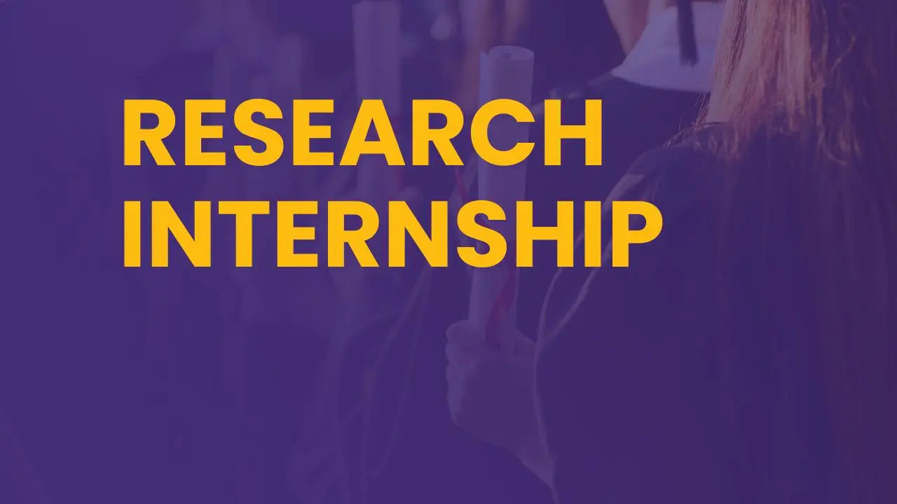 2026 Research Internship Program for Grades (8-12)